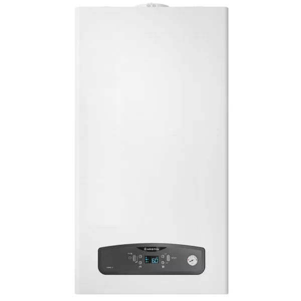 Centrala termica in condensare Ariston Cares S 30, capacitate 30 kW, display LCD, ACM instant, schimbator inox