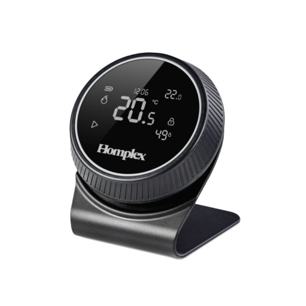 Termostat de ambient pentru centrala, wireless, Homplex NX1, programabil, negru